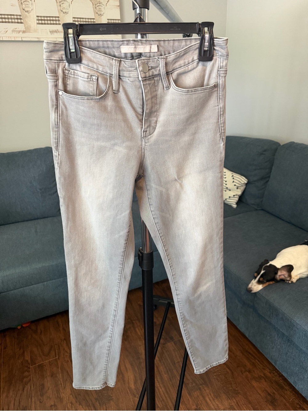 Athleta Light Gray Skinny Jeans